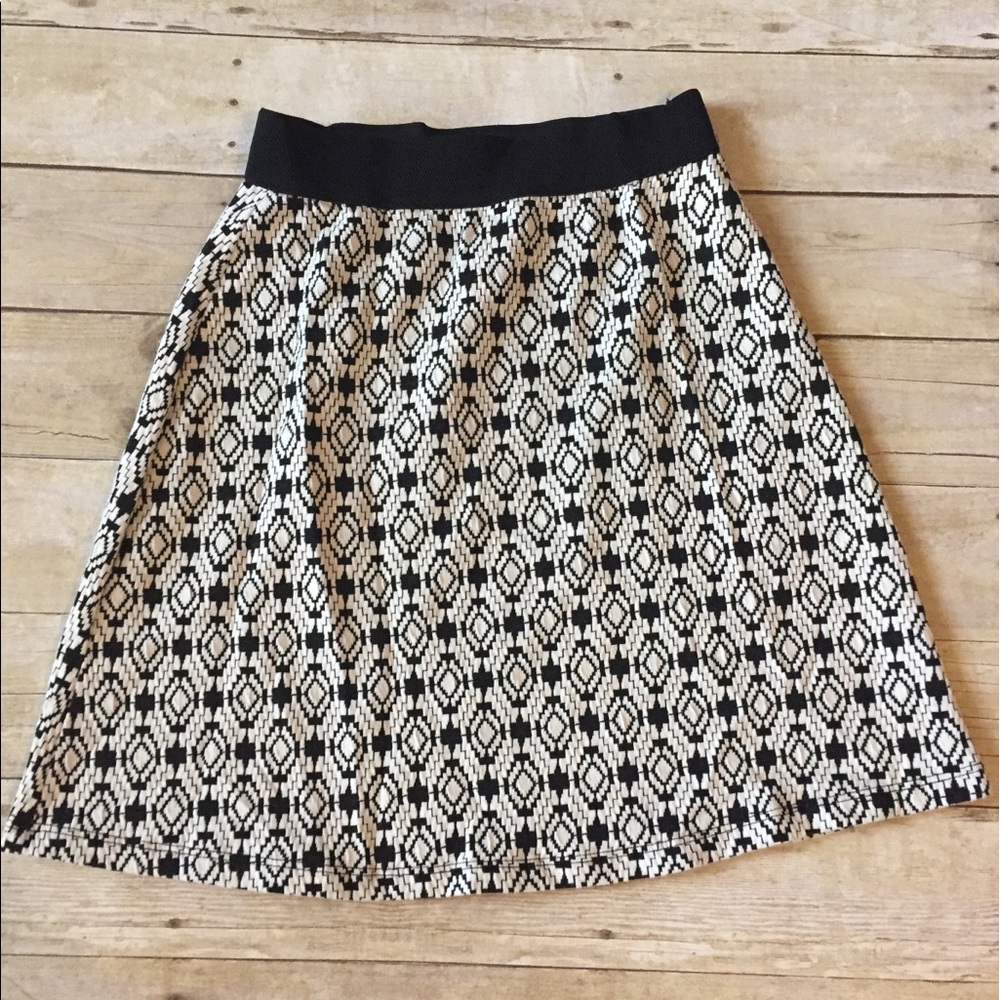 Gilli geometric print skirt
